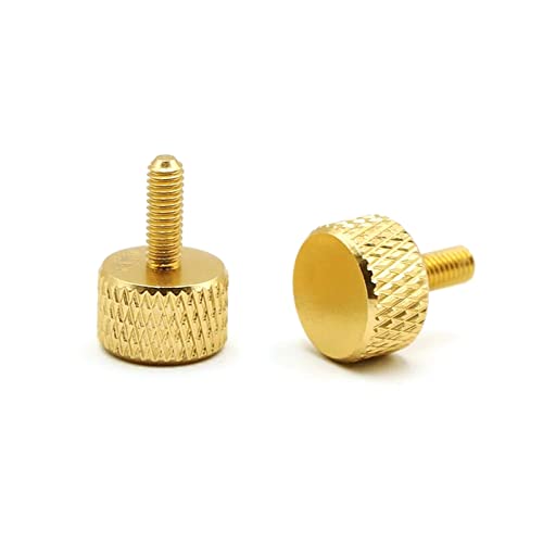 Vis à oreilles M3-M6 en aluminium anodisé doré pour un serrage manuel précis