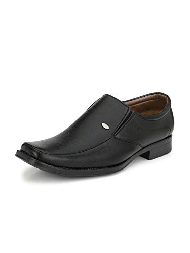 Image of SIR CORBETT Faux Leather Formal Shoes for Men