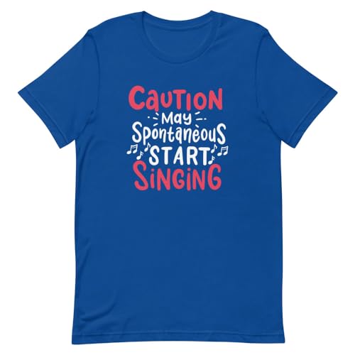Style avec citation hilarant pour homme fan de spontaneous singing