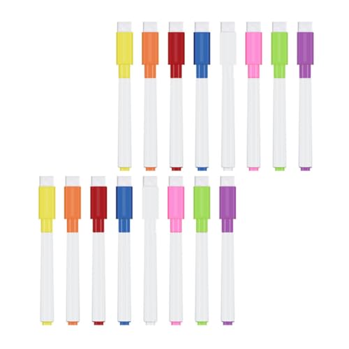 Marqueurs effaçables à sec tableau blanc feutres magnétiques pointe fine 8 couleurs école bureau