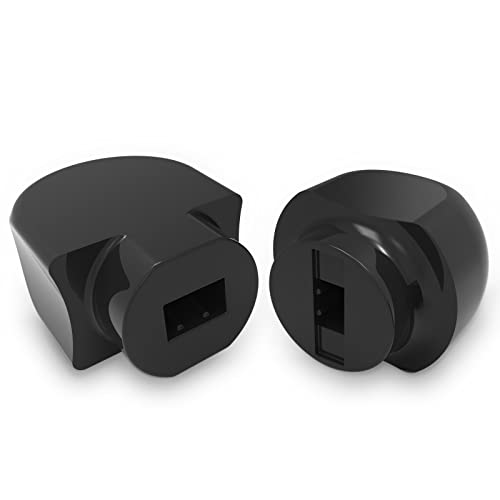YISH Speed Control Knob Replacement and Lock Lever Knob, Set of 2 Pieces Black Plastic Compatible with KitchenAid Tilt-Head Stand Mixer