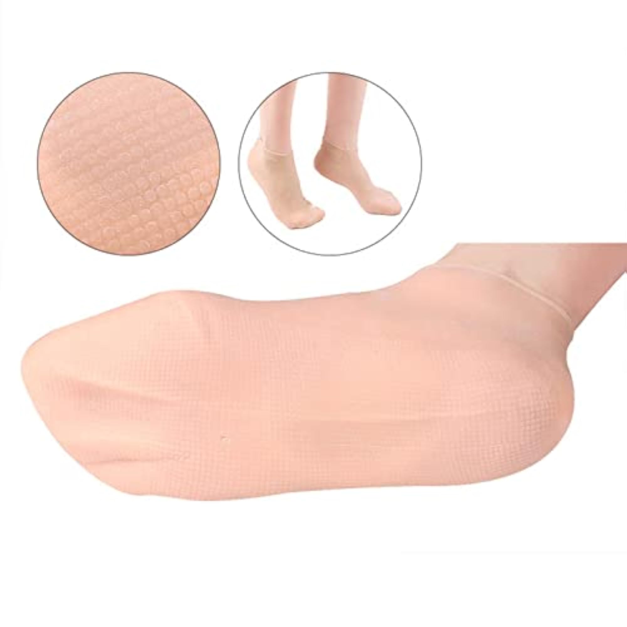 4x Soft Silicone Gel Socks for Foot Care Protection