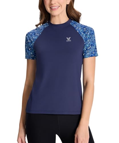T-shirt de soleil anti-UV femme manches courtes HUGE SPORTS UPF50+