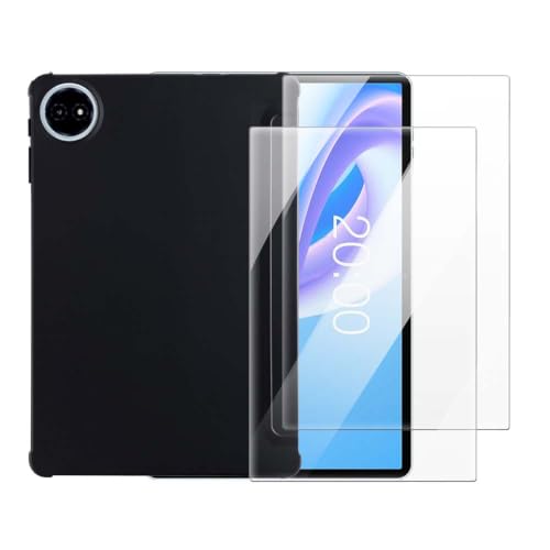 Kit 2 en 1 BMAX MaxPad I10 Plus 2024 funda fina con vidrio templado negro