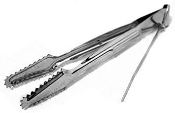 Hookah Charcoal Stainless Steel Tong-Hookah Accessory for Shisha Hookah, Hookah Charcoal (Color-Silver)