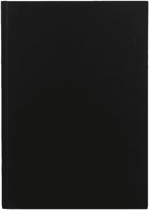 Seawhite Black Cloth Cover Sketchbook 140gsm Landscape A4-8.3 x 11.7