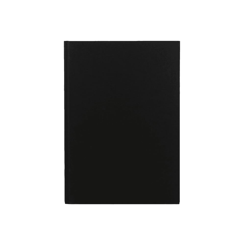 Seawhite of Brighton A4 Landscape Sketchbook - 140gsm All-Media Cartridge Paper, 92 Pages - Premium Black Cloth Hardback for Artists, Drawing & Mixed Media