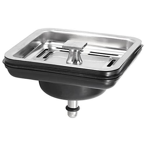 Tapon de desagüe para fregadero cuadrado de acero inoxidable