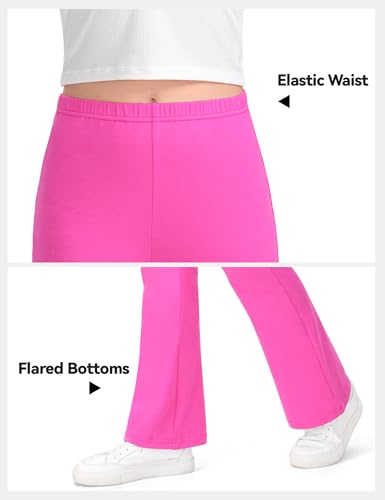 Image of KEREDA 3 Pack School Uniform Pants for Girls Flare Bell Bottoms Leggings