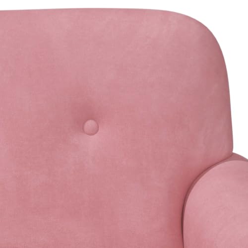 Sofá love seat pequeño rosa para salones estrechos que buscan confort y estilo 8