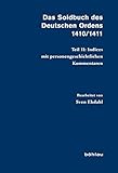 soldbuch 2. weltkrieg  Das Soldbuch des Deutschen Ordens 1410/1411.Teil II: Indices mit personengeschichtlichen Kommentaren