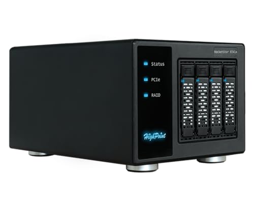 RocketStor 6541AW Enclosure RAID NVMe PCIe 4.0 x16 4 bahías miniatura 3