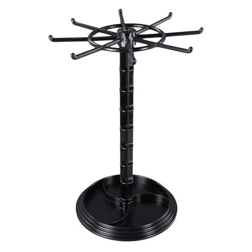 Ziyonix Soporte de Exhibición de Rotación para Joyas Soporte para Aretes y Collares Torre Giratoria para Collares Organizador de Joyas Soporte Exhibición para Llaveros Pulseras Colgantes Relojes