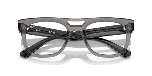 Image of Ray-Ban RX7226 Lloyd Prescription Eyewear Frames, Transparent Gray /Demo Lens, 52 mm