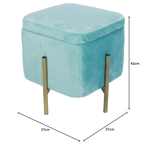 Sgabello Contenitore in Flanella con Coperchio