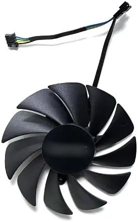 Graphics Card Cooling Fan Graphics Card Fan GA92S2U DC12V 0.46A 4Pin Compatible with RTX 3060 Ti Twin Edge ZT-A30610E-10M RTX3050(Sky Blue)