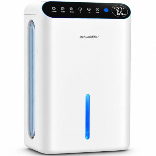 HIFRESH Home Dehumidifier Featuring a 2.5L Water Tank, Quiet Oper...