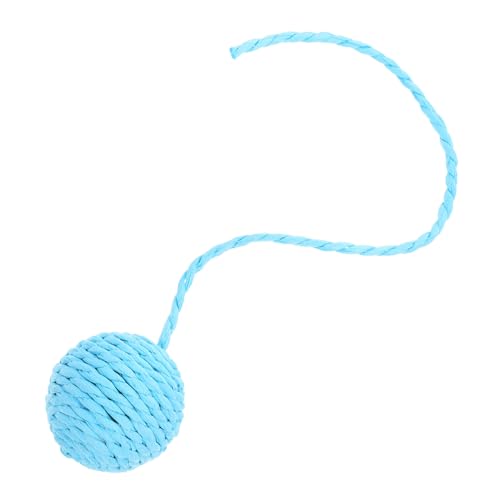 CORHAD Cat Balls with Tails Durable Sisal Rope Chew Balls for Cats for Play and Scratching Posts Replacement Accessory