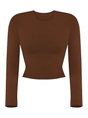 Long Sleeve Crop Length Brown
