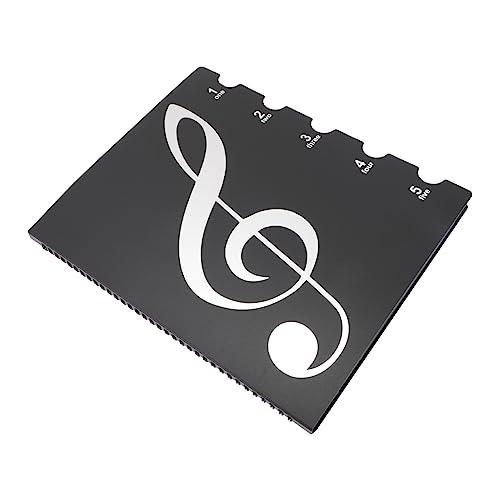 SUPVOX A4 Sheet Music Folder Abs Music Flip Folder for Boys and Girls Pockets