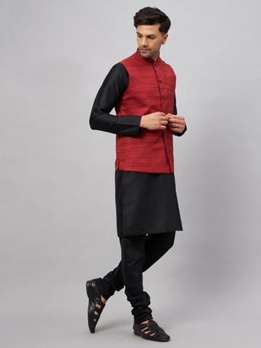 Image of VM Men's Jacket, Kurta and Pyjama Set