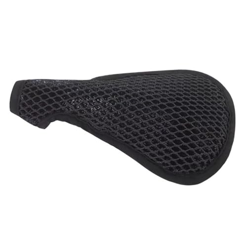STOBOK 快適ハニカムメッシュ自転車サドルカバー 衝撃吸収通気性クッション 耐久ポリエステル素材 伸縮フィット設計 バイク保護パッド