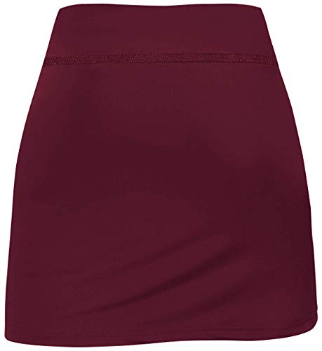 Image of BLEVONH Women Tennis Skirts Inner Shorts Elastic Sports Golf Skorts with Pockets