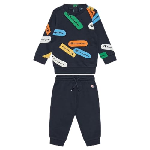 Sweat-shirt et pantalon bleu 12 mois Champion vêtement sport bébé avec col rond BL501