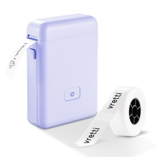 vretti Mini Label Maker, HP2 Impresora Portátil Térmica de Etique...