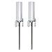 Ideal Security SK50P2S Hinge Pin Automatic Closer for Interior Doors, Satin Silver