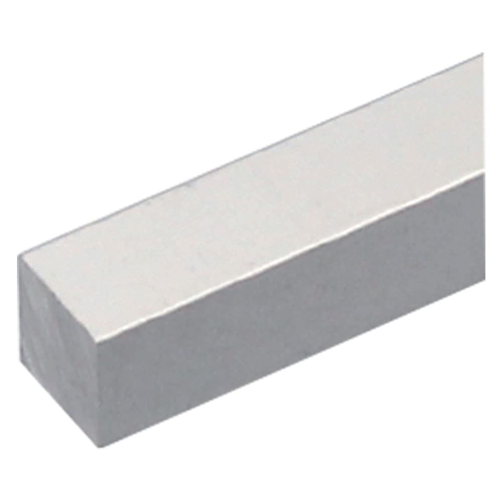 PROFILO In alluminio anodizzato QUADRO PIENO (MM 10 X 10 - MT 2 COL.ARGENTO cf. 5 pz.)