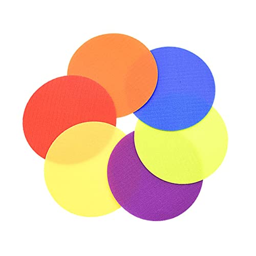 OFFSCH Carpet Marker Decals 30pcs Round Shape Markers Numbers and Dots Stickers for Home Office and Rug Positioning