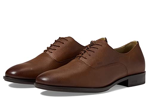Image of BOSS Men's Oxford Shoes in Grain Leather