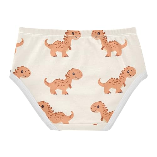 Wusikd Baby Dinosaurs Girls' Underwear Cotton Cute Girls Briefs Soft Toddler Underwear 2T2