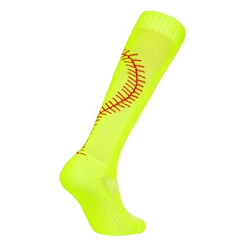 American Trends Softball Socks for Youth Girls & Adult Baseball Softball Socks Athletic Socks with Stitchs Youth Girls4