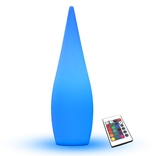 PK Green Lampe de Sol Design, Rechargeable, LED Multicolore