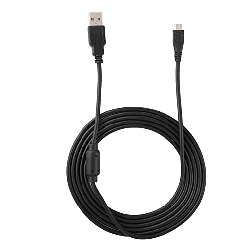 XUMIUZIY PS4 Controller Charging Cable, Charger Cable for PS4 Pro/Slim Controller, with Magnet Ring, Long Micro USB Cable, 5.9ft Replacement Controller Charger and Data Transfer Cord