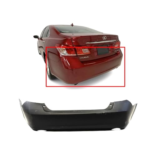 Image of FitParts Compatible with Lexus ES350 2007-2012 Rear Bumper Cover | Primed, Sedan, Ready to Paint, OEM 5215933922, LX1100149