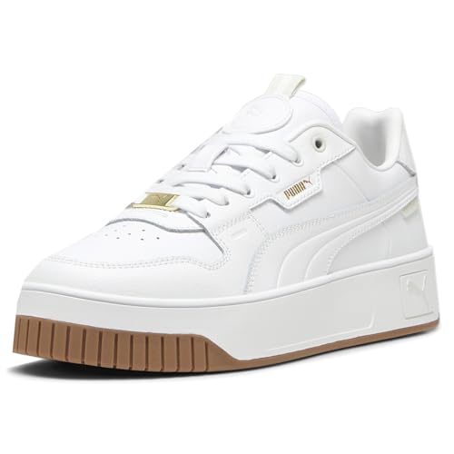 PUMA Womens Carina Street Lux Lace Up Sneakers Shoes Casual - White2