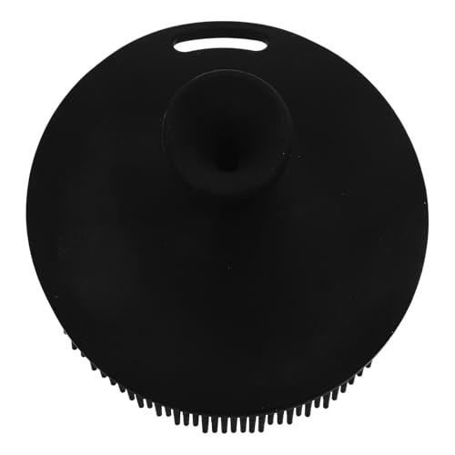TOGEVAL Cepillo de Limpieza de Silicona Negro Suave y Compacto para Limpieza Profunda y Eliminación de Puntos Negros Adecuado para Todo Tipo de Pieles Cuidado Diario
