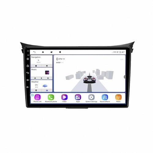 Pantalla CarPlay inalámbrica con Android Auto y Bluetooth de 64G para el coche Hyundai Elantra