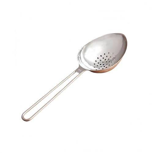 Listado de Cucharas de drenaje - los más vendidos. 42 Cuchara de hielo resistente con agujeros de drenaje, mango de bucle largo de fácil agarre para cucharada de hielo, frutas, coberturas