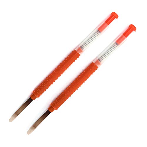 BEEComb Imkerei 2 er Set UMLARVNADEL 11 cm, Holz/Kunststoff | Umlarvlöffel, Bienenköniginnen Zucht, Imker Pfropfen…