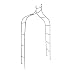 Relaxdays 10017904 - Arco para trepadoras, 1.70 x 2.4 m, color verde
