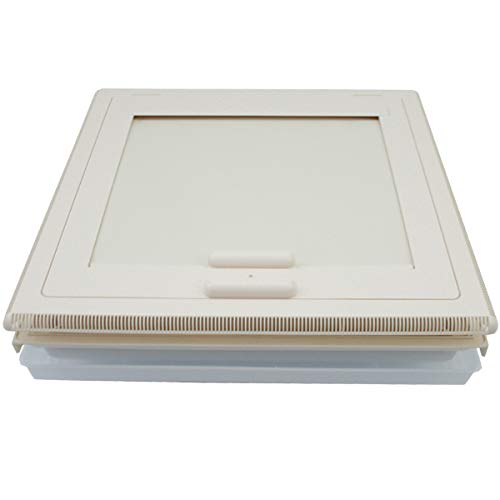 MPK Dakluik 40x40cm Transparant Grote Kap Combirollo Wit - voor uw