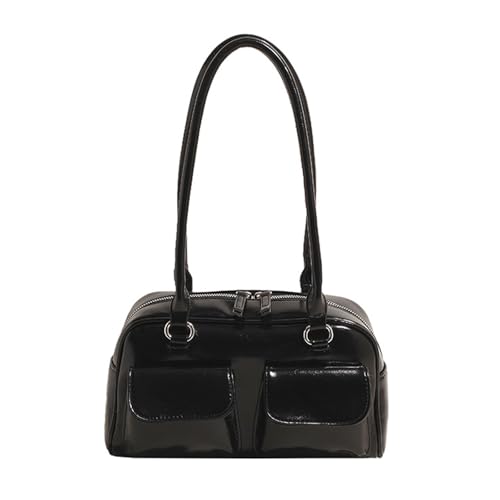 Sac à bandoulière polyvalent avec fermeture éclair et double poche