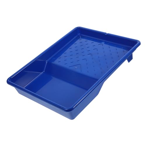 SEWOART Vassoio Per Vernice Plastica Vassoio Porta Vernice Rivestimenti Per Vaschette Per Applicatore Colore Blu Per Pittura Murale Fai Da Te