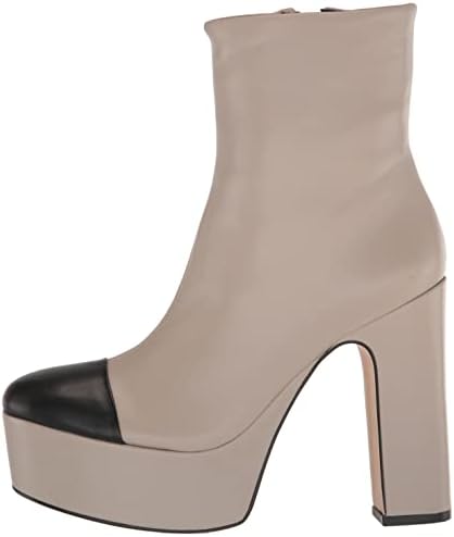 Franco Sarto Womens Valeria Platform Bootie Fog Light Grey Leather 8.5 M | Image 7