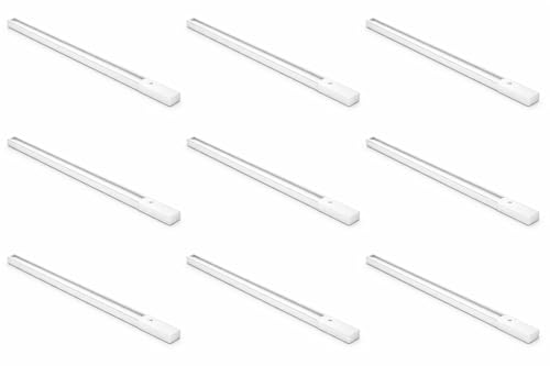 Image of JACKAL 1 Meter Length (3FT) LED Track /Track line /Trackway /Track Rail for Track Light (White Body) Pack of 9 - Compatible with All Watts Track Lights