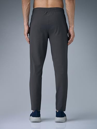 TECHNOSPORT Men's Solid Relaxed Fit DURACOOL+ Woodland Gray - Image 3
